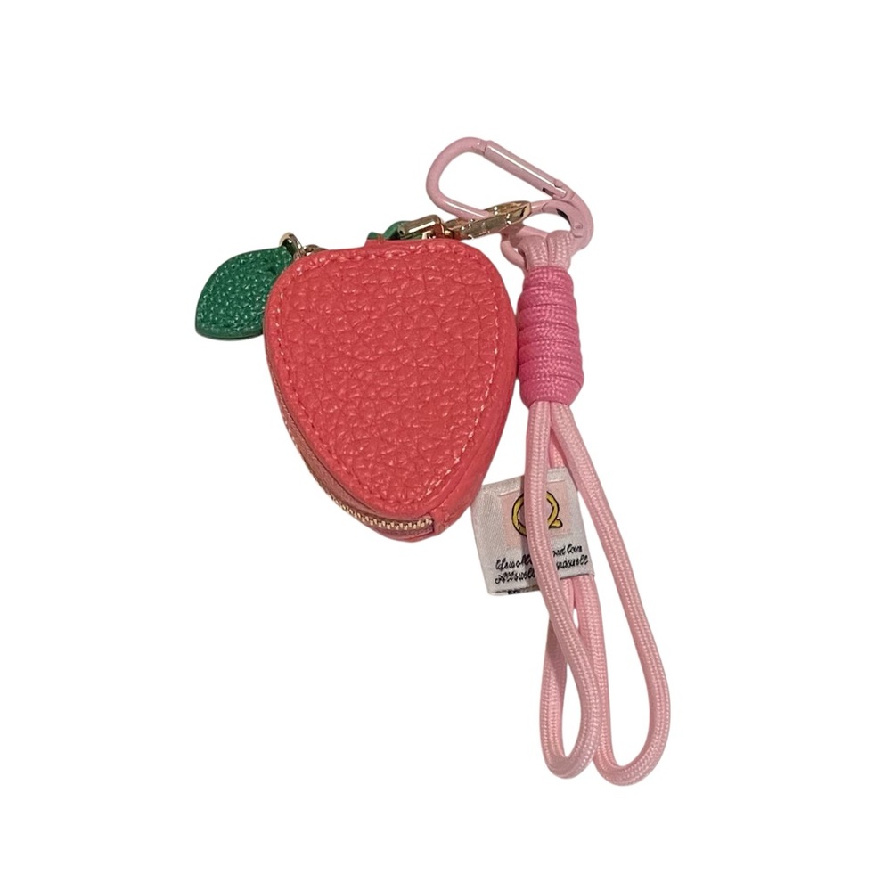 Pink Strawberry Keychain Accessory - Picture 5 of 7